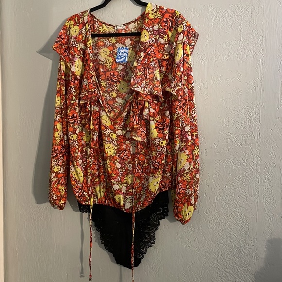 NWT Free People Say It To Me Bodysuit - Picture 5 of 10